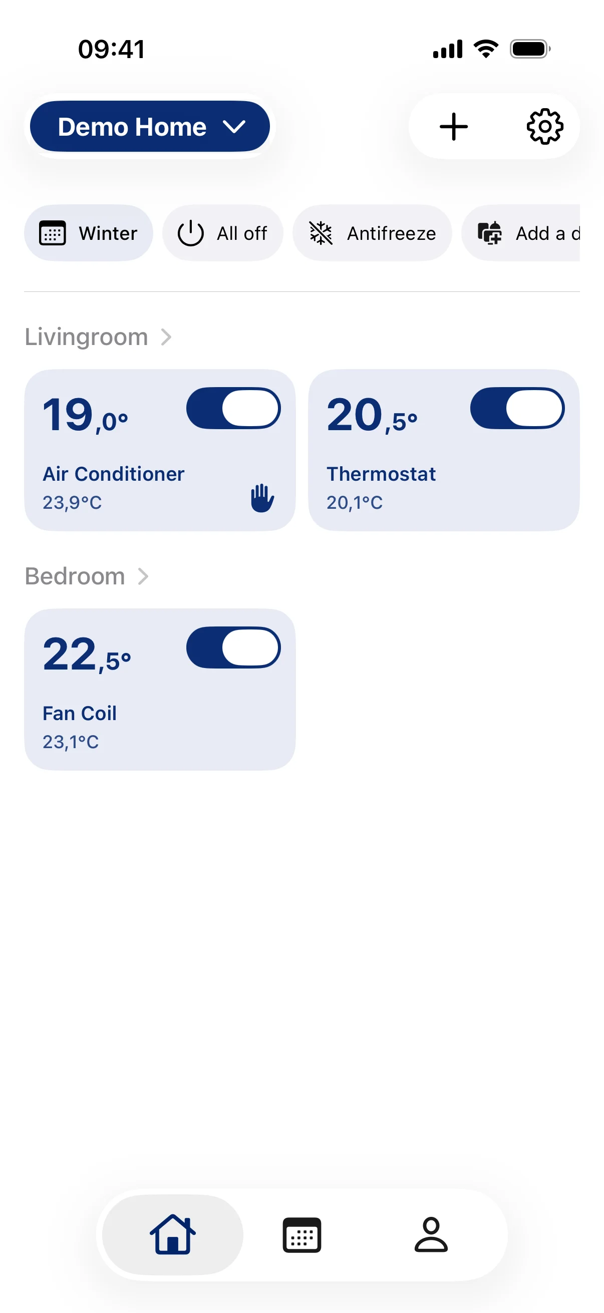 App screen